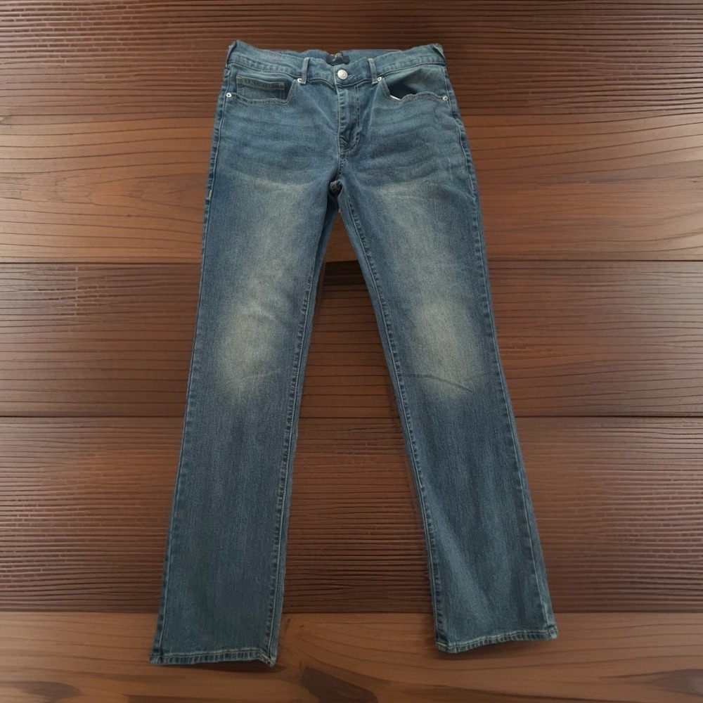 True Religion Ricky Straight Jeans Mens 34x34 Medium Wash Y2K Skater (142)